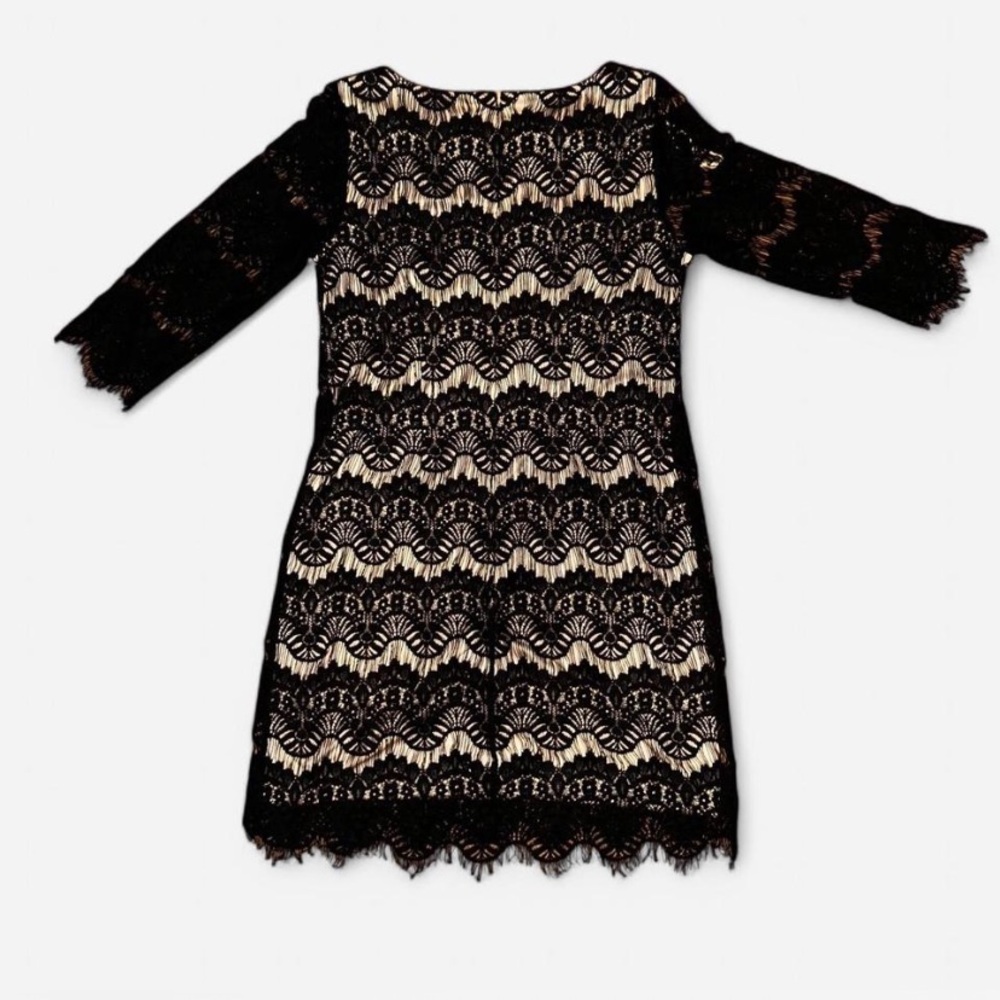 Lace Nude Illusion Lace Jessica Howard dress
